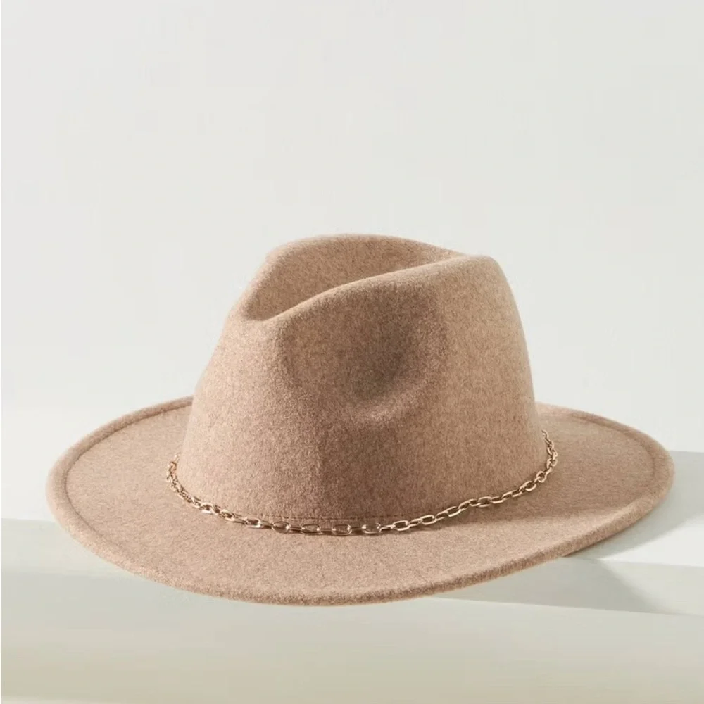 Anthropologie link trimmed fedora hat
